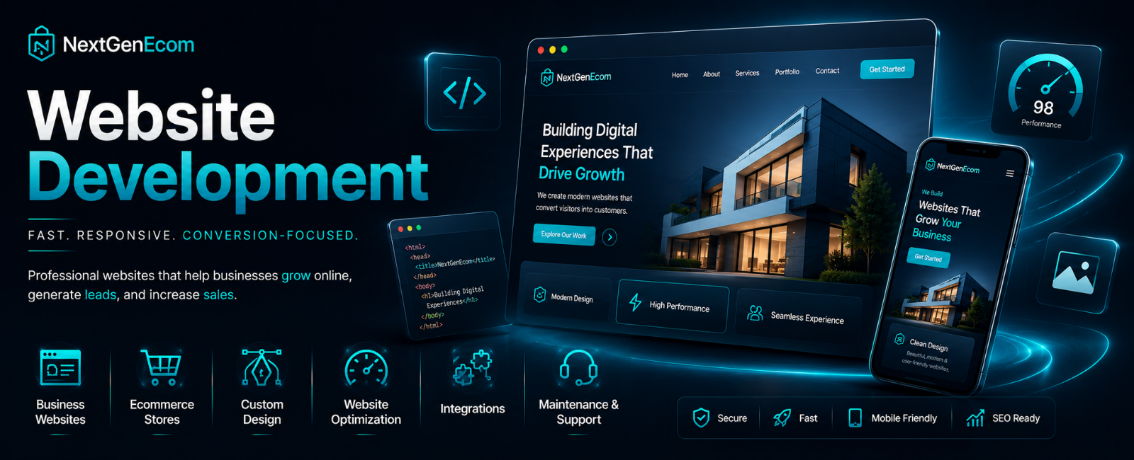Website Development Banner